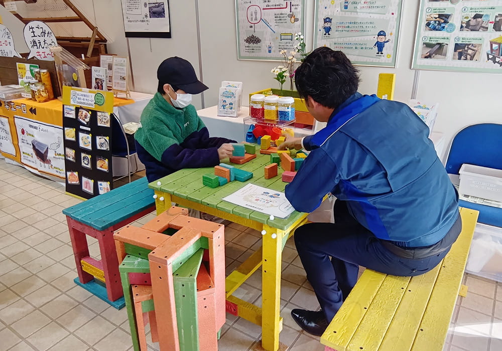 四日市市環境フェアの長沼商事Yokkoishoブース